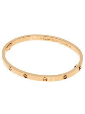 Cartier Love Bracelet SM Diamond 15 Driver None 18K Pink Gold